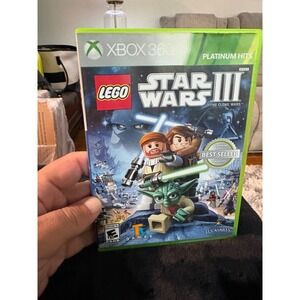 LEGO Star Wars III The Clone Wars Xbox 360 Platinum Hits Best Seller LucasArts